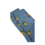 WE Fashion sokken met all over print blauw