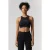 Karl Lagerfeld Black Athleisure Sports Bra
