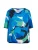 Goldner Shirt  blauw / groen / zwart / wit