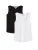 love & roses Top  zwart / wit
