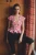 TRENDYOLMİLLA Dames Roze Bloemen Mouwloos Getailleerd Blouses