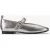 Fawna Bar Zilveren Leren Schoenen