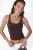 Mouwloze Geribbelde U-Hals Tanktop