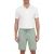 linnen New Zealand korte broek groen effen normale fit