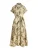 Lauren Ralph Lauren Blousejurk  beige / olijfgroen / wit
