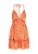 IZIA Jurk  beige / geel / lila / oranje