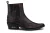 Zwart/bruine Winklepicker cowboy-enkellaarzen voor heren