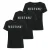 MUSTANG Shirt  zwart / wit