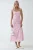 Bloemen Maxi Jurk met Hartkraag