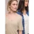 Street One Dames Shirt met hartvormige halslijn in een pak van 2 in Beige|Wit