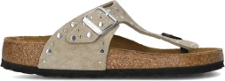 Birkenstock Teenslippers Dames Gizeh Rivet Border,