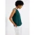 Street One Dames Linnen blouse top in Groen