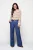Caroline Tensen Charlotte Coated Broek Blauw