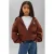 Calvin Klein sweatvest met logo – bruin