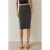 Hoge Taille Bodycon Midi Rok