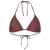 PIECES voorgevormde triangel bikinitop PCBAOMI bruin