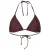 PIECES voorgevormde triangel bikinitop PCBAOMI bruin