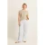 Expresso high waist wide leg jeans ecru