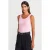 Geribbelde Mouwloze Brei Cami Blouse