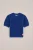 WE Fashion – Meisjes gebreide trui – Regular fit – Kobaltblauw – Katoen –