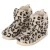 Apollo pantoffels met panterprint beige