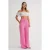 Hoge Taille Geweven Mousseline Stof Broek