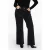 YOEK high waist wide leg jeans black denim