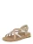 SKECHERS Sandaal ‘DESERT KISS LOW – SEASIDE SLI’  donkerbruin / goud / taupe