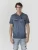 KOROSHI Shirt  marine / blauw denim / pastelblauw / wijnrood