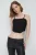 Stenen Versierde Crop Top