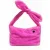 Bimba y Lola L Pink Fur Hobo Bag