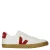 Veja Esplar Logo leren sneakers wit/rood