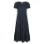 Mountain Warehouse Dames Malaga Gelaagd Broderie Mouw Jurk (Marineblauw)