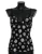 Dolce & Gabbana Zwarte Madeliefjesprint Jurk Lingerie Chemisole