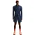 Nike Heren Core hardloopshirt met halve rits en lange mouwen (Middernacht marine)