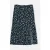 Trendyol Curve Dames Donkerblauw Stippen Midi A-lijn Grote maten Rokken