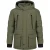 Minoti Effen heren Parka met fleece voering (Kaki Groen)