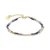 Luxenter Armband, Aiel donkerblauw kristal in 18 karaat geel goud