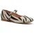 Hush Puppies Pasha Leren Dames Zebra Ballerina’s