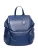 Luisa Vannini Blauw Rundleer Tas