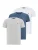 Jacey Quinn Shirt  grijs gemêleerd / petrol / wit