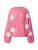 Hailys Trui ‘Be44lle’  geel / pink / wit