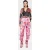 PINKO Indios Pantalone Satin Stampa Fiori Tropicali Lilac/pale Pin