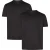 Phil & Co Heren ondershirt katoen t-shirt ronde hals 2-pack