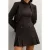 Reiss Check Mini Skirt Black/brown