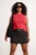 Trendyol Curve Dames Rood Effen Mouwloos Getailleerd Grote maten Blouses