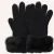 Liu Jo Handschoenen Fake Fur Zwart