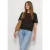 Shirt met ronde hals en kant