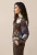Helena Hart Blouse Farah Print 7887 Blouse Choco