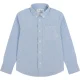 Firetrap Oxford-overhemd met zak en lange mouwen voor jongens (Blauw)